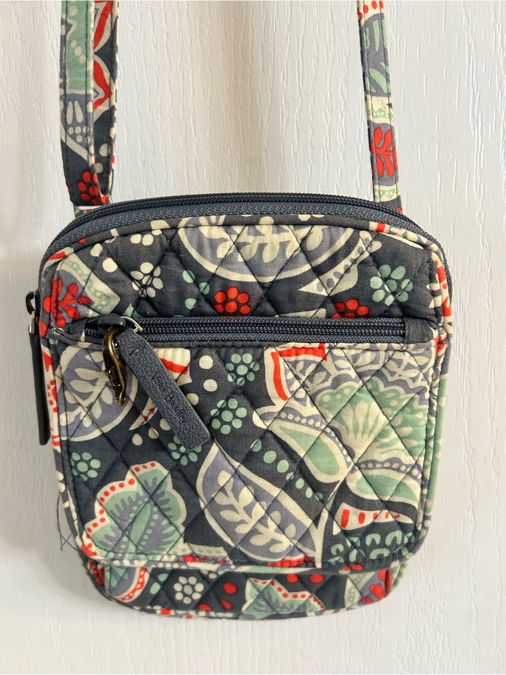 Vera Bradley NOMADIC FLORAL Mini Hipster Crossbody Purse 6 x 7.5